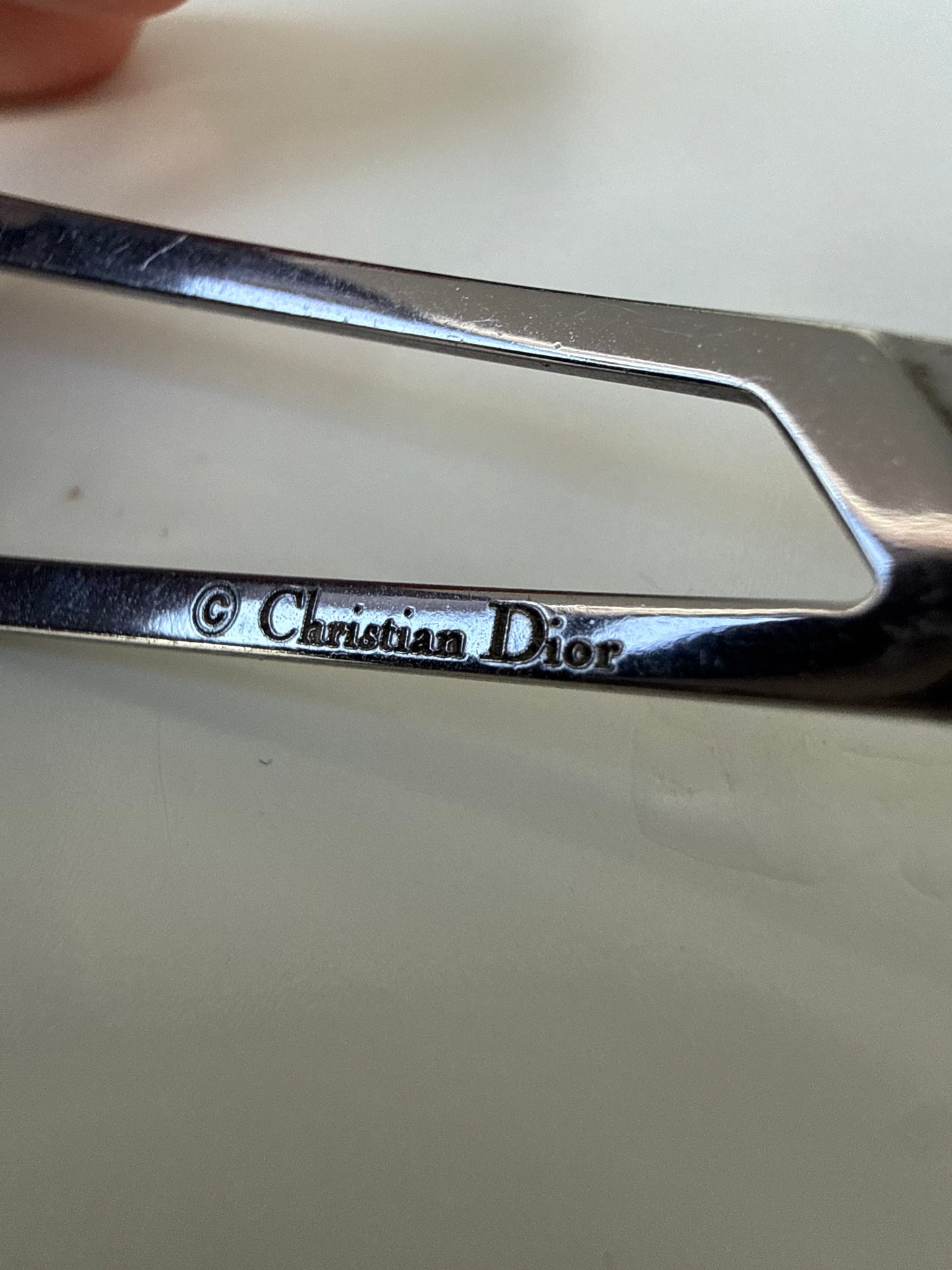 Vintage Dior “Diorissimo” Shield Sunglasses