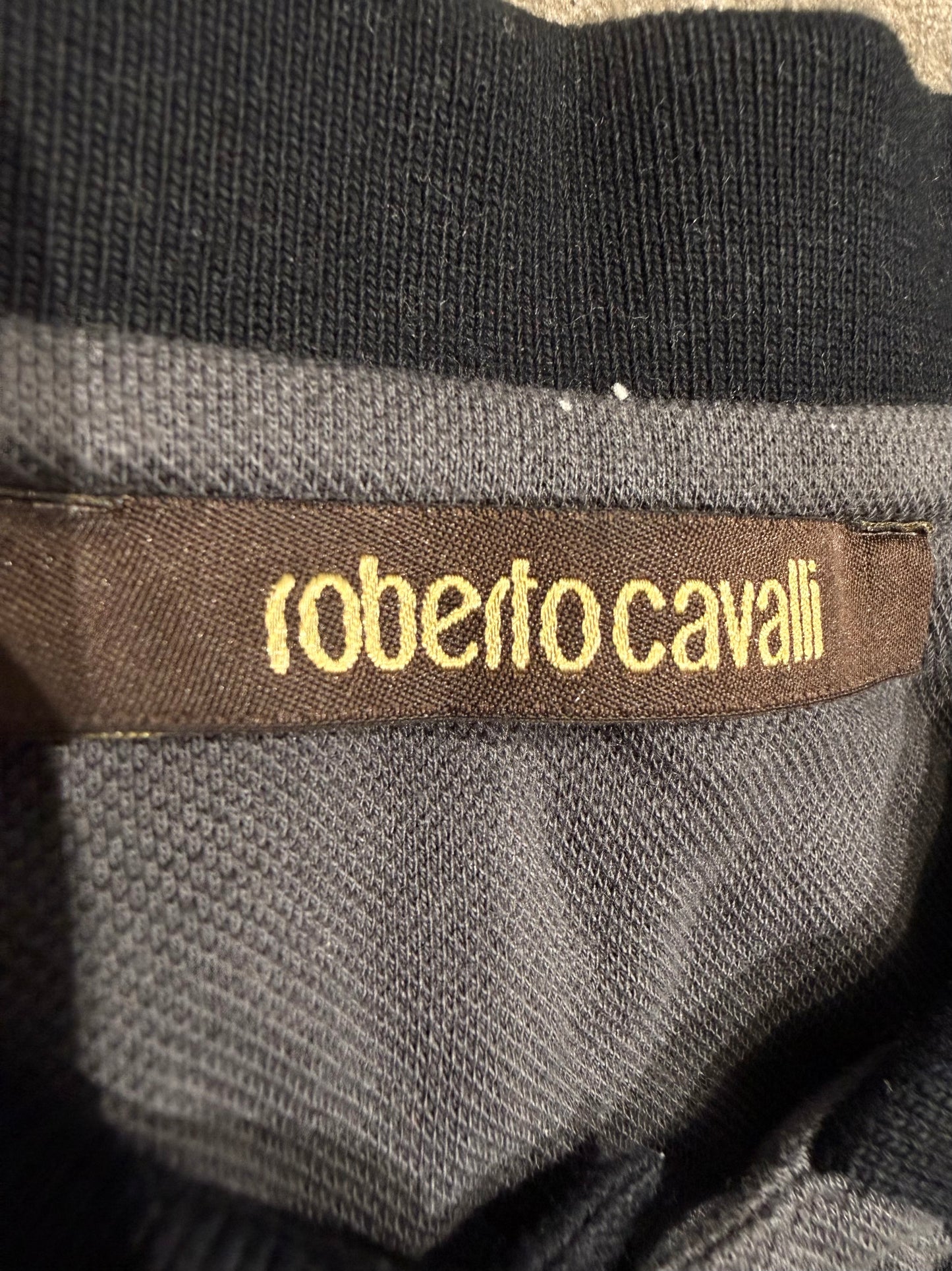 000’s Roberto Cavalli Leopard Polo (M)