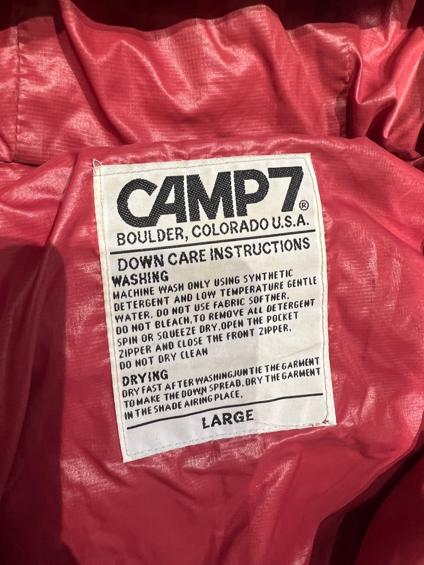 000’s Camp7 Square stitch puffer