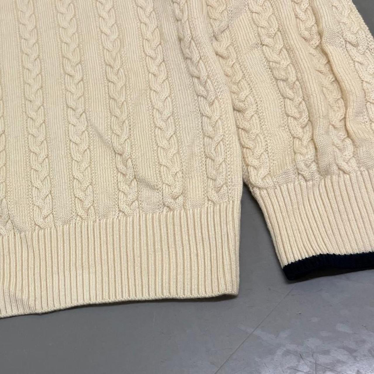 Vintage Burberry Cable Knit Jumper