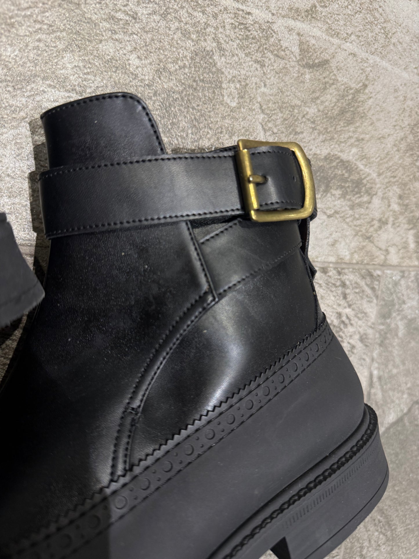 Vivienne Westwood Leather Rubber Derby Boots (EU 44 - UK 9)