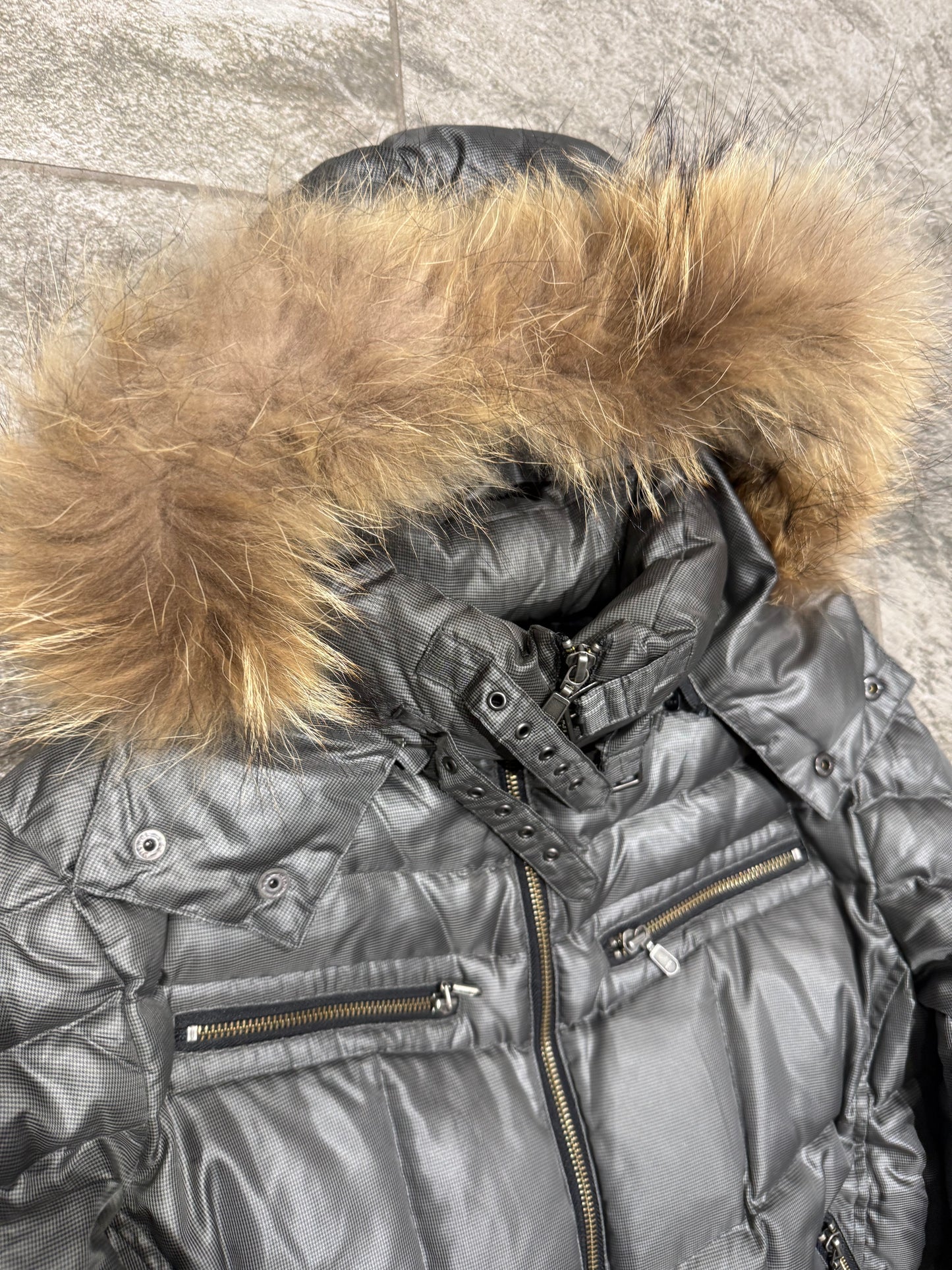 000’s Pazzo Fur Hood Puffer (S)