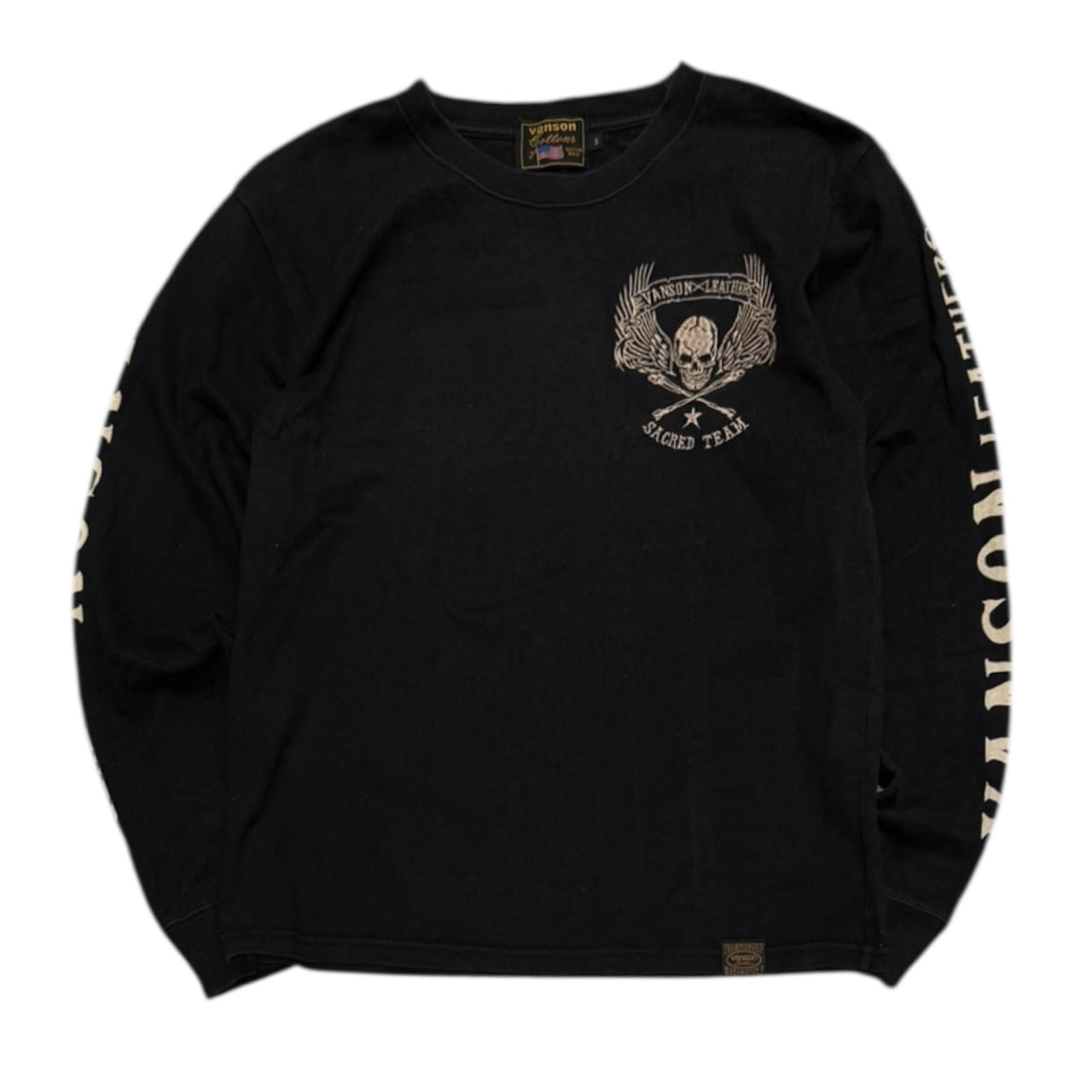 000’s Vanson Skull Longsleeve (S)