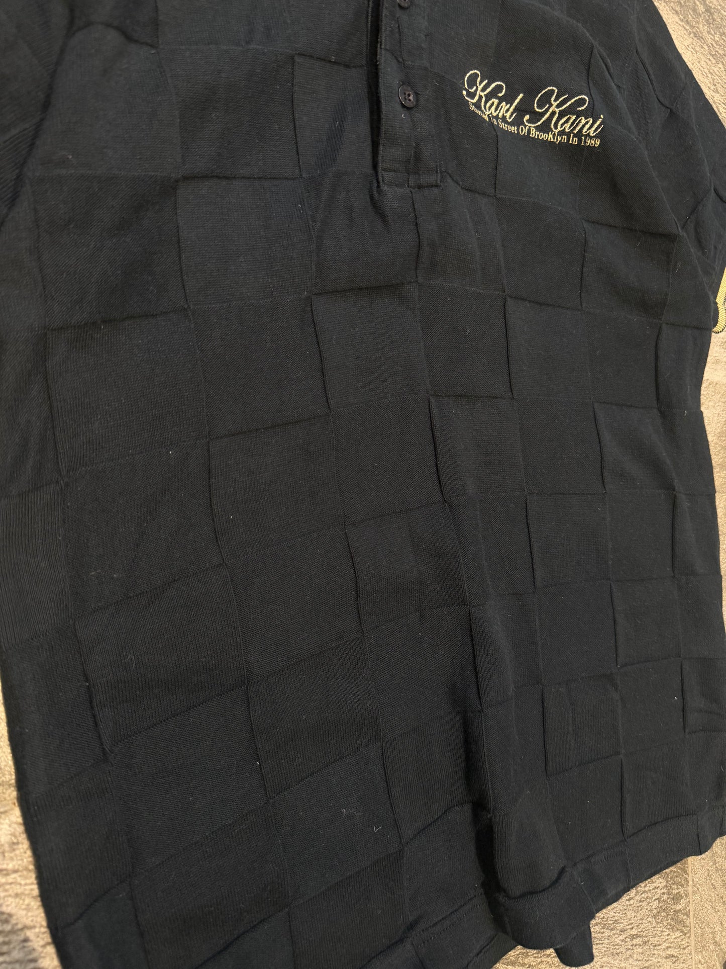 000’s Karl Kani Double Collar Polo (S)