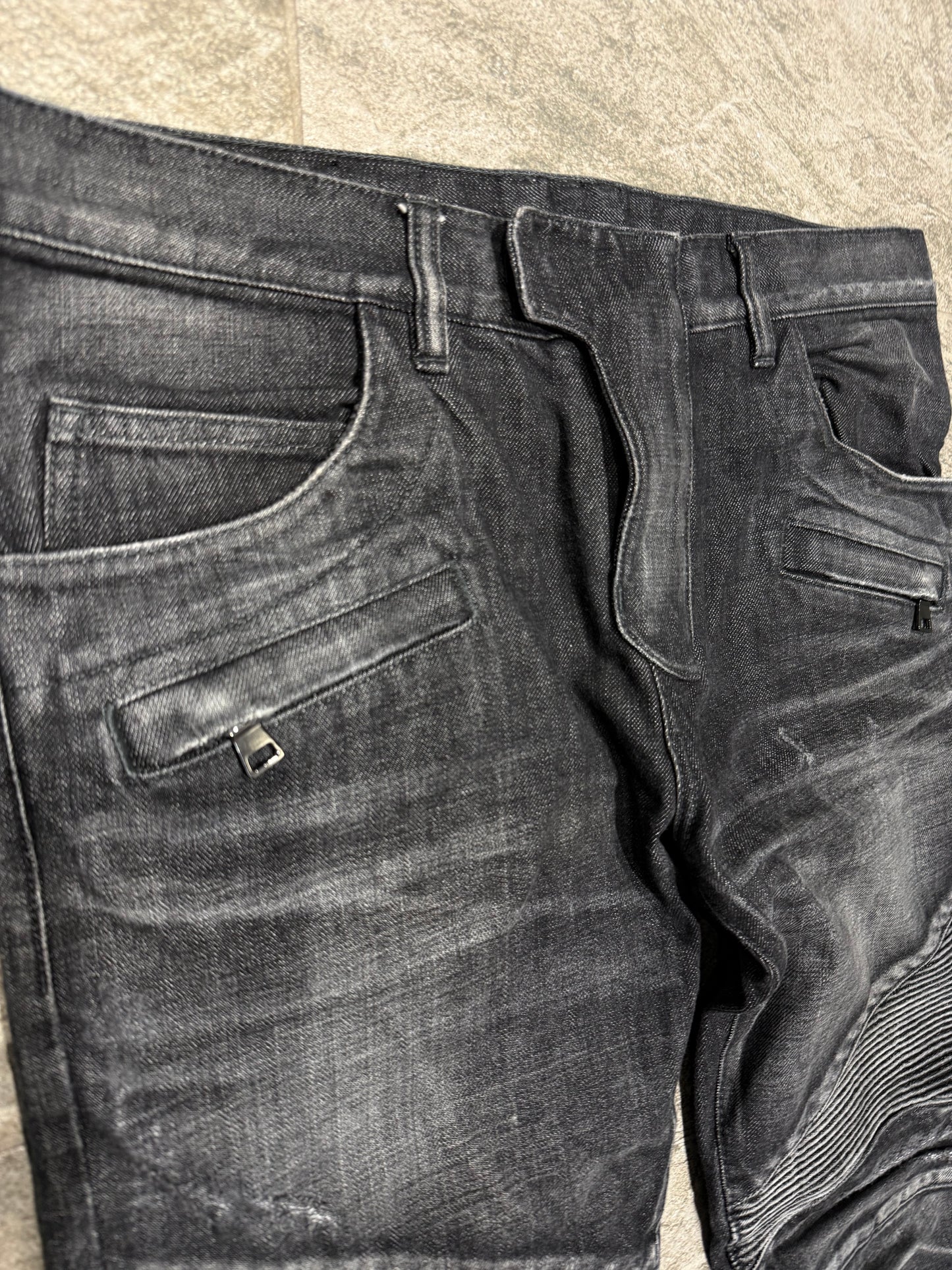 Balmain Winter 2014 Biker Jeans (34”)