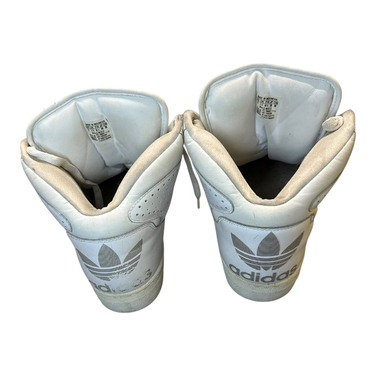 SS2014 Jeremy Scott x Adidas Union Jack High Tops (UK 11.5 - EU 46.5)
