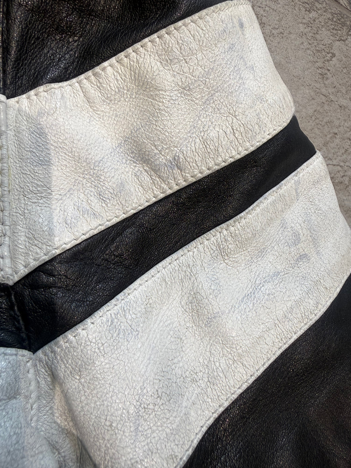 AW2015 Givenchy Lambskin Leather Hybrid Bomber