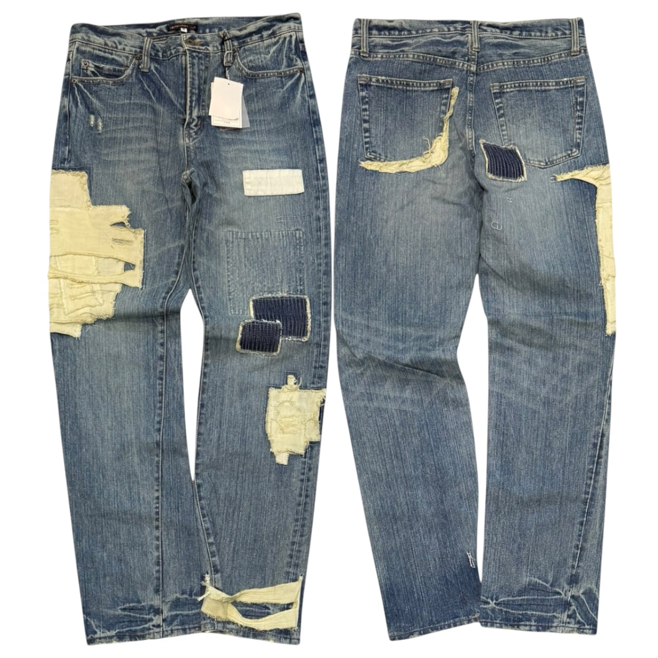 000’s Exhibitionist Patchwork Repair Jeans (30”)