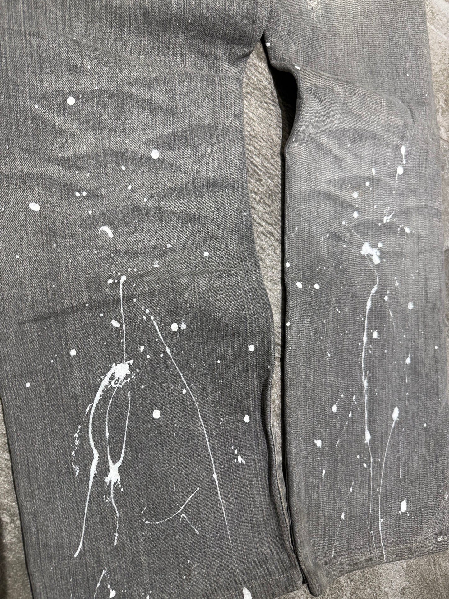 000’s Takeo Kikuchi Paint Splatter Jeans (31”)