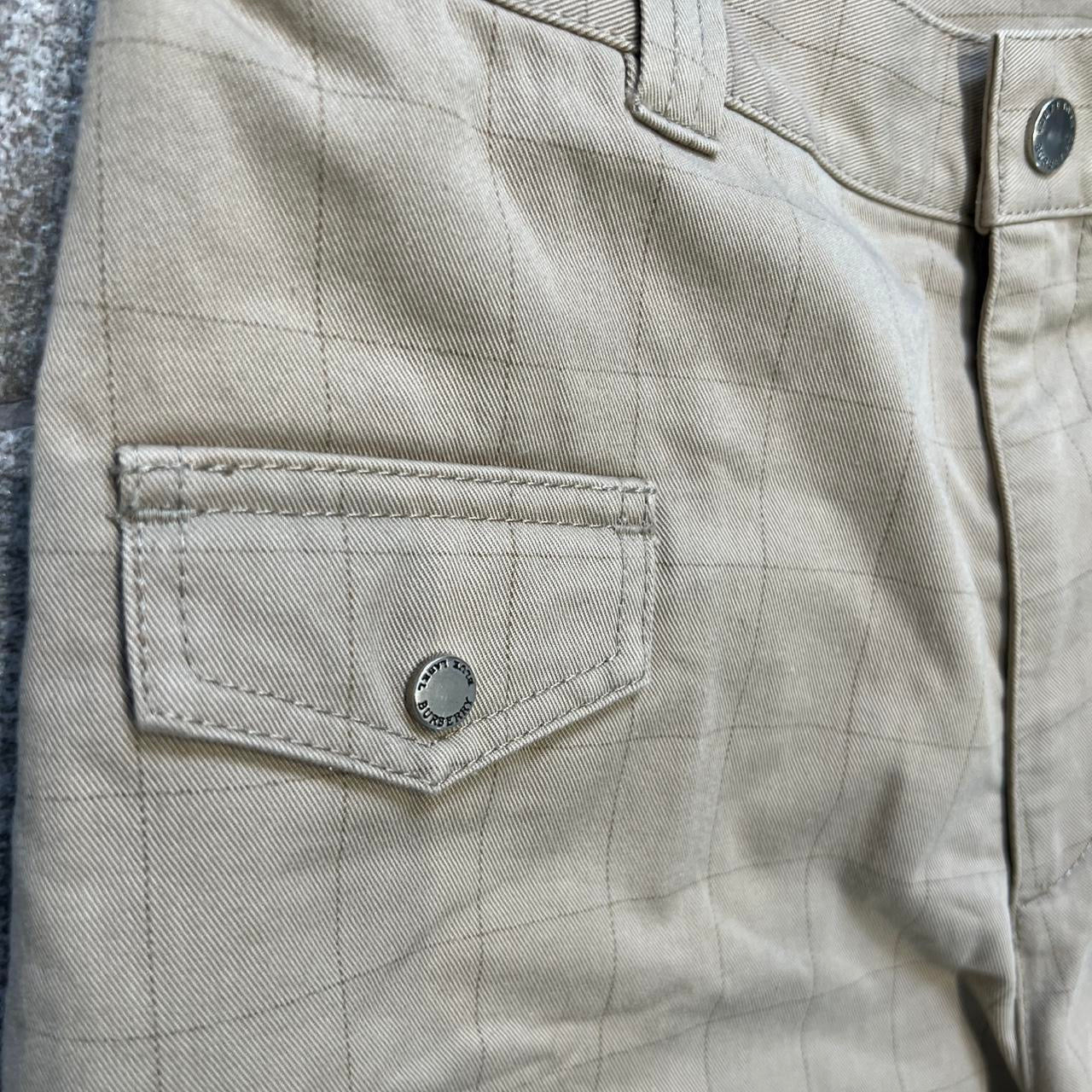 000’s Burberry Grid Cargo Shorts