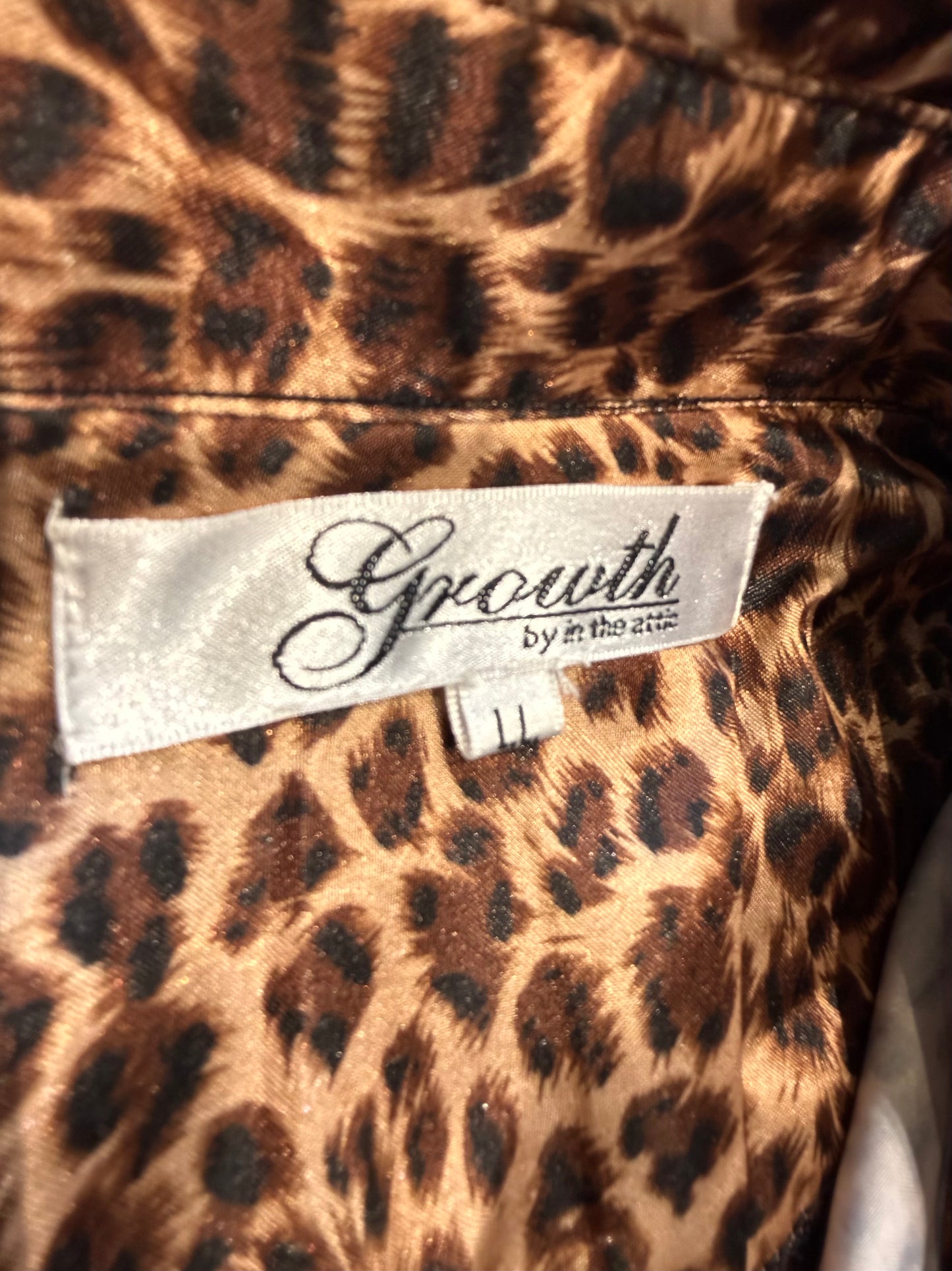 000’s In The Attic Leopard Print Jacket (M)