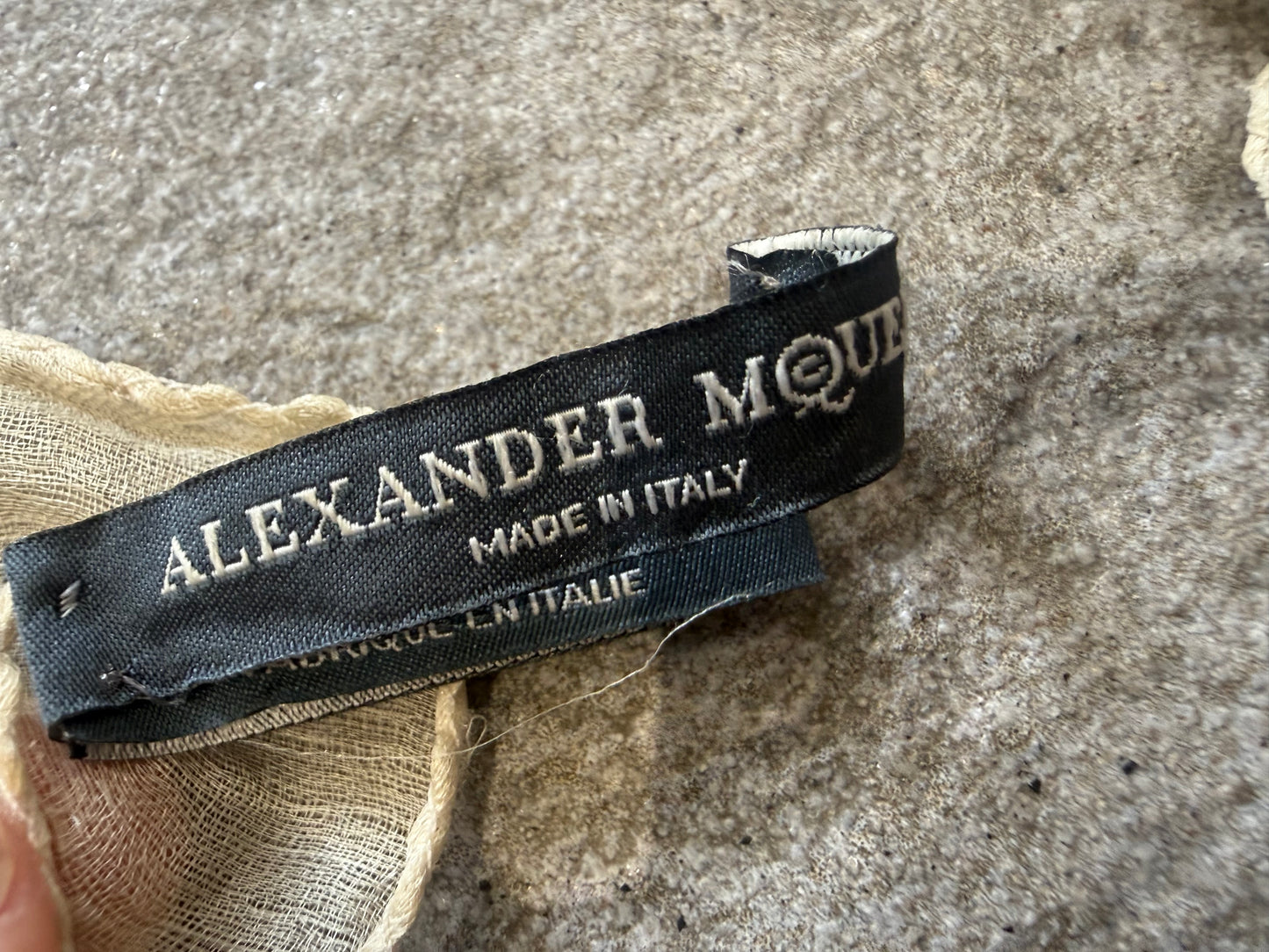 Alexander McQueen Silk Skull Scarf