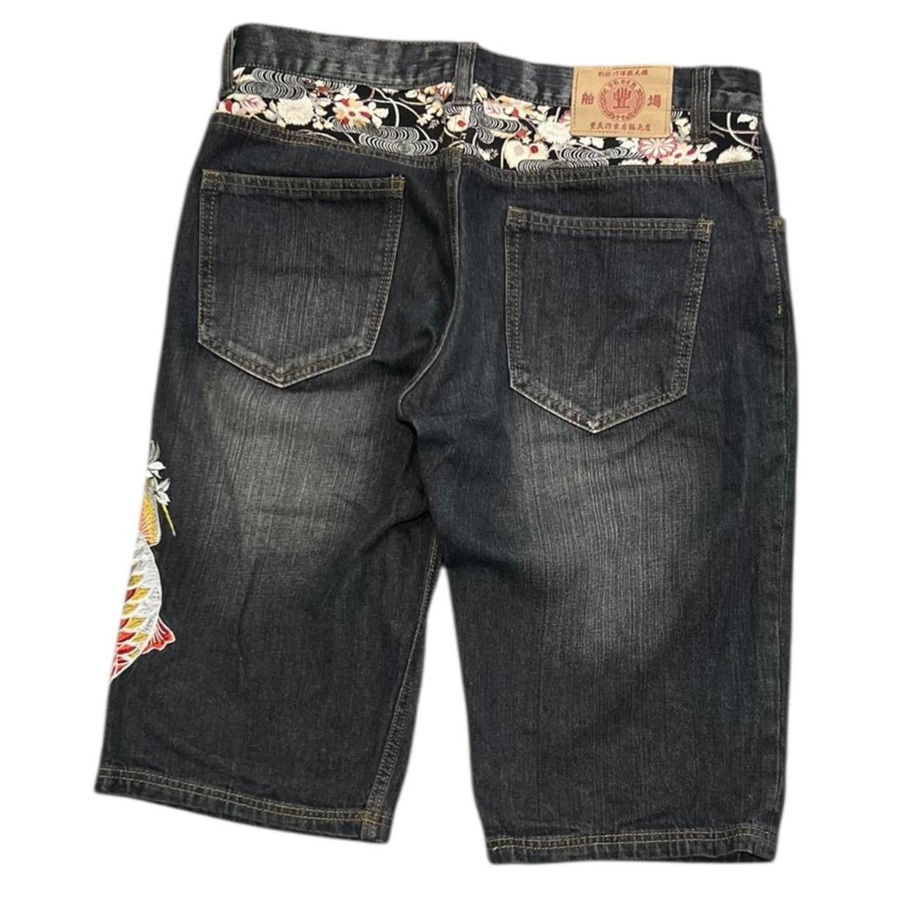 Japanese Embroidered Baggy Jorts