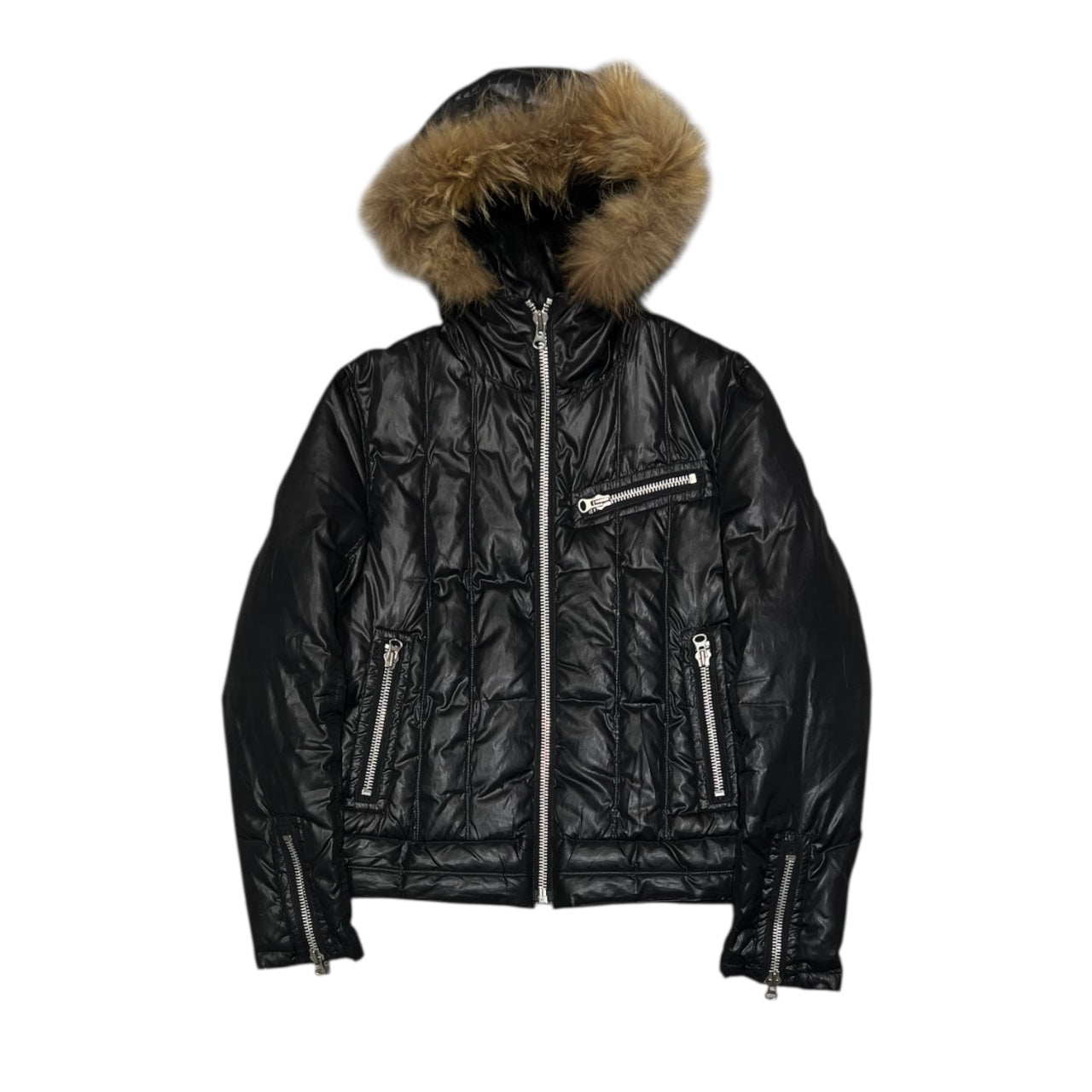 000’s Ikka Fur Hood Puffer (L)