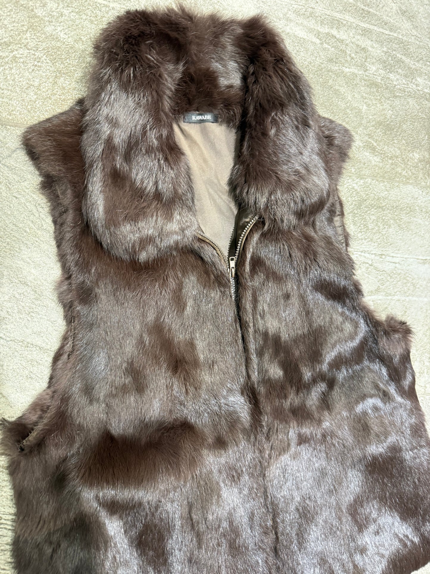 000’s Kawabe Rabbit Fur Gilet (S)