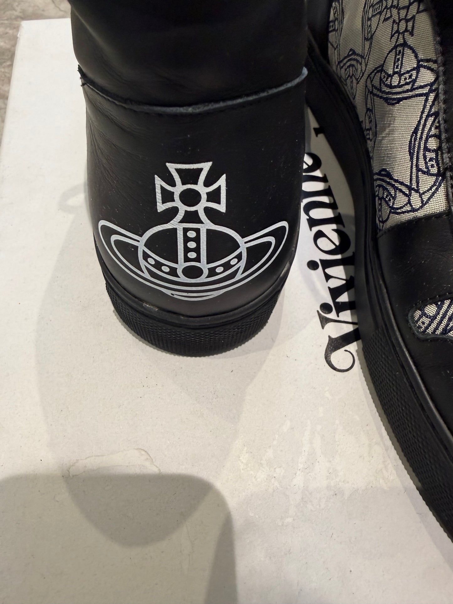 Vivienne Westwood Gradient Orb Print High Tops (EU 42 - UK 8)