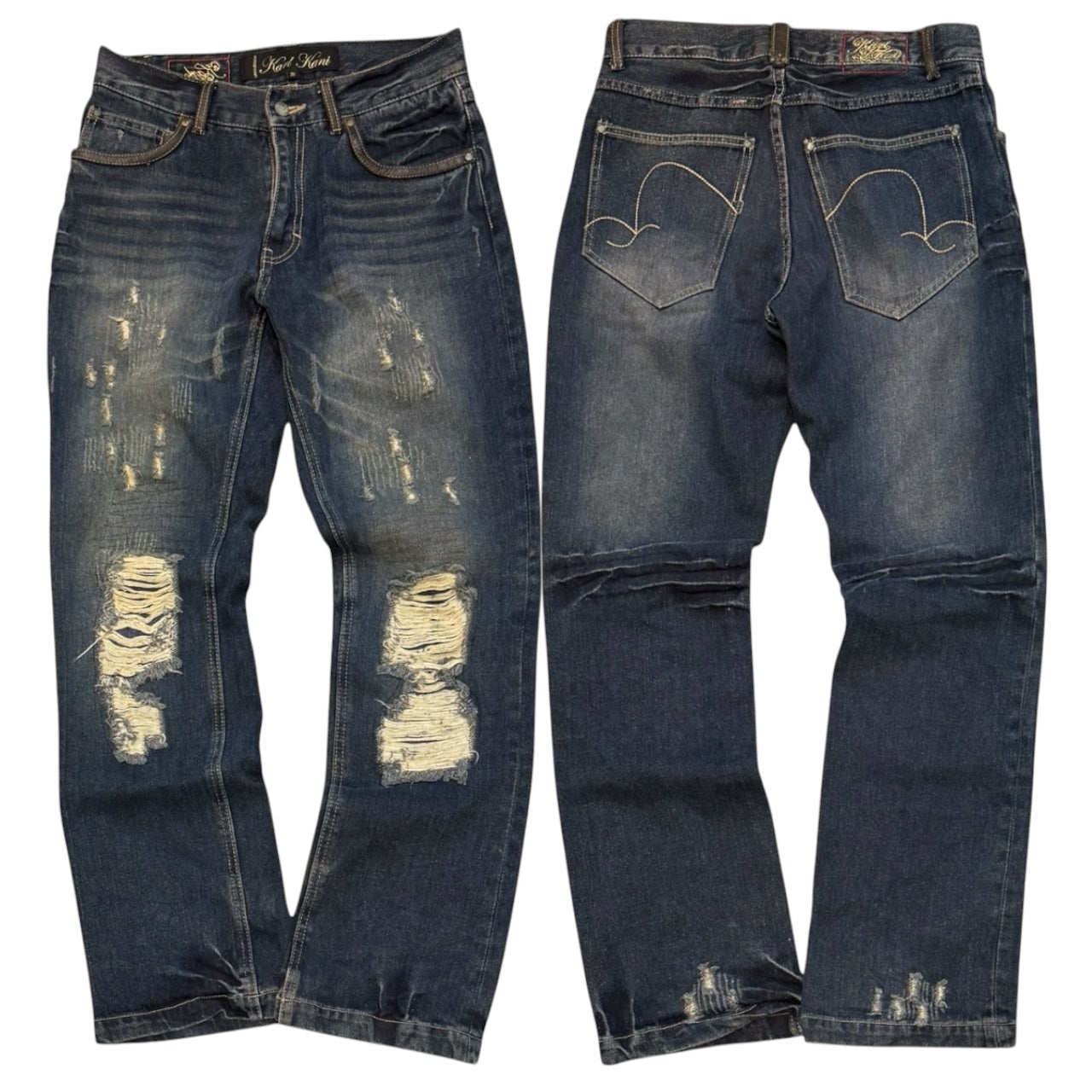 000’s Karl Kani Distressed Jeans (30”)
