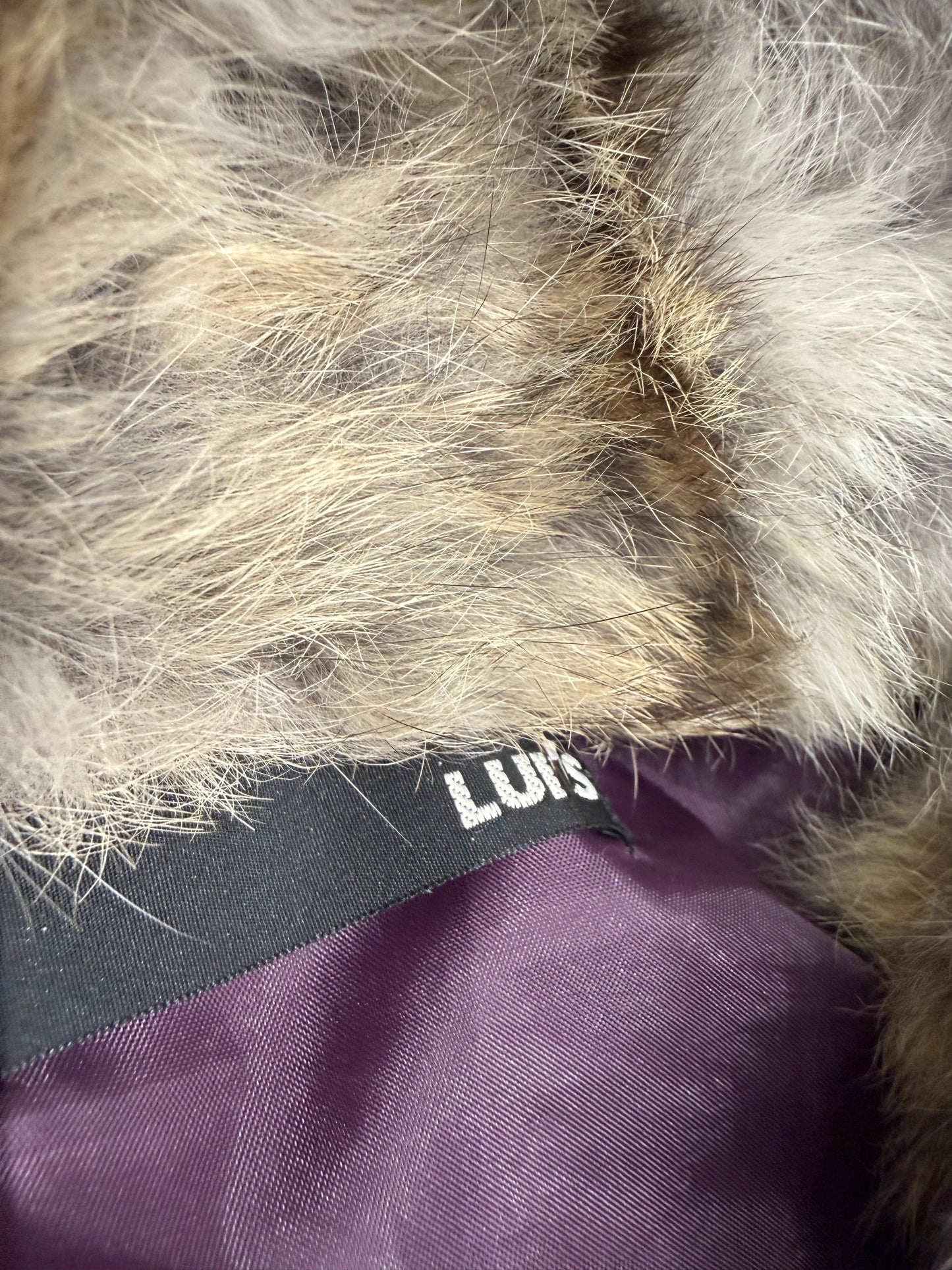 000’s Luis Fur Hood Puffer (S-M)