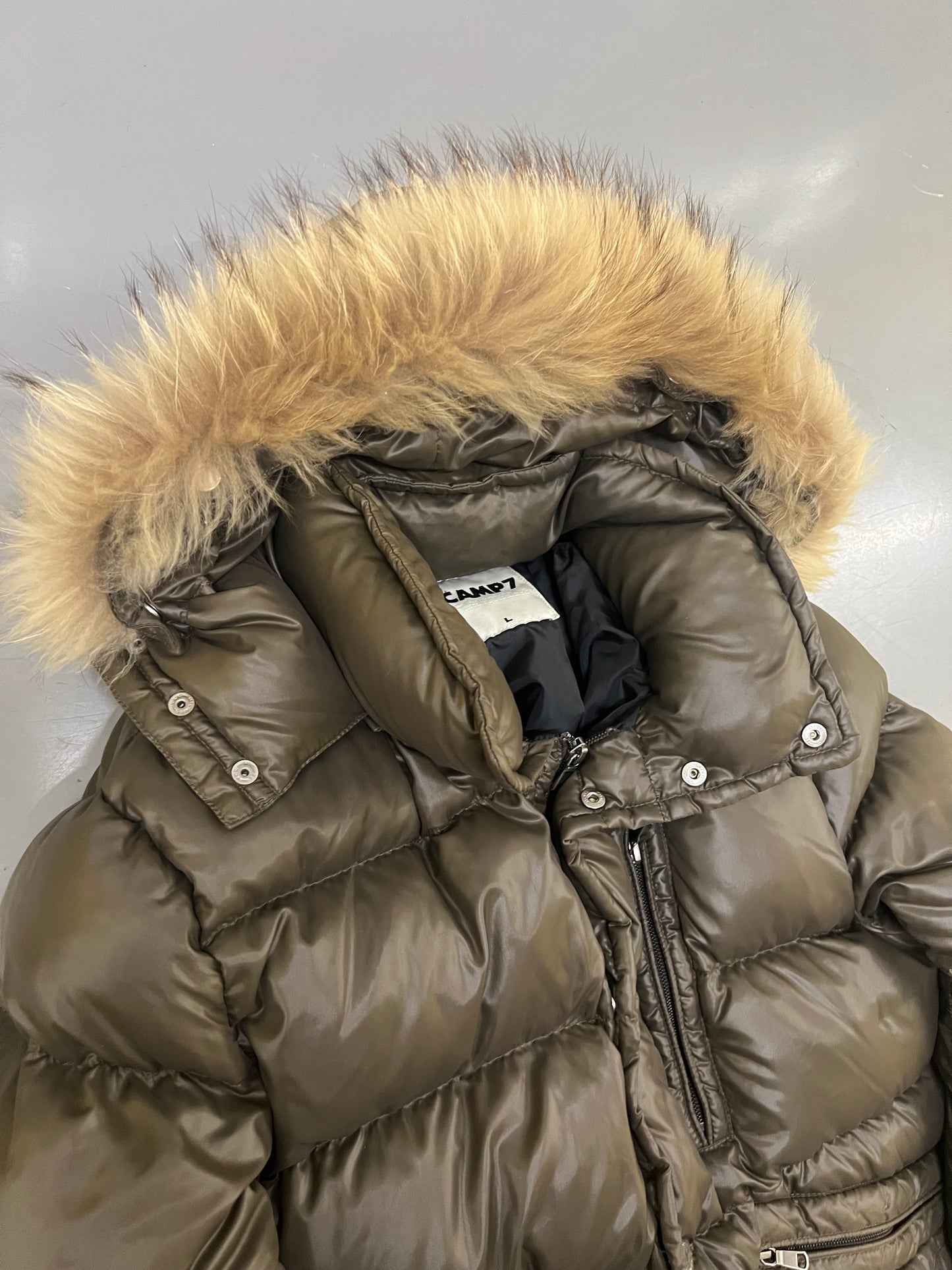 000’s Camp7 Fur Hood Puffer