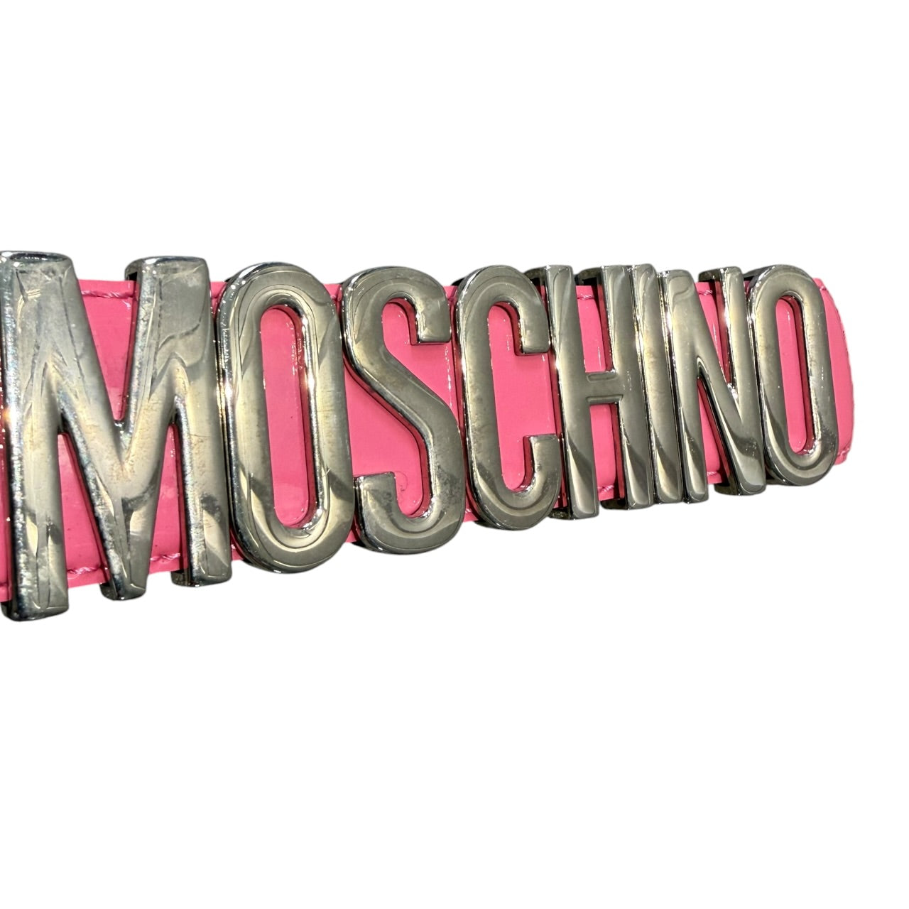 Moschino Patent Leather Belt