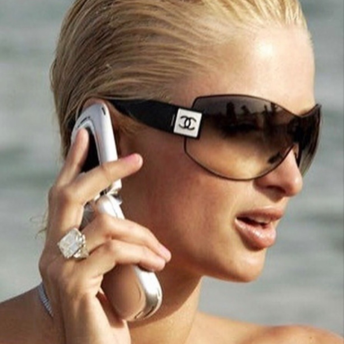 000’s Chanel Oversized Sunglasses