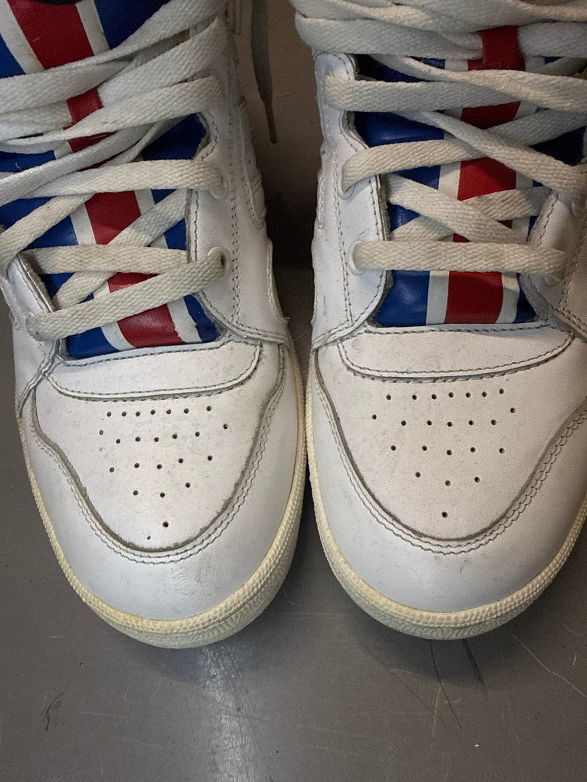 SS2014 Jeremy Scott x Adidas Union Jack High Tops (UK 11.5 - EU 46.5)