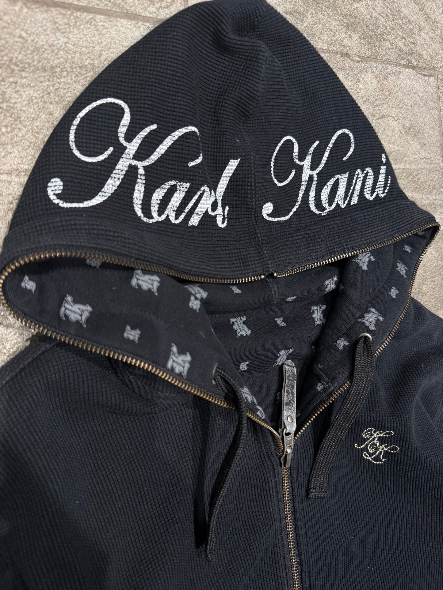 000’s Karl Kani Reversible Zip Up Hoodie (m)
