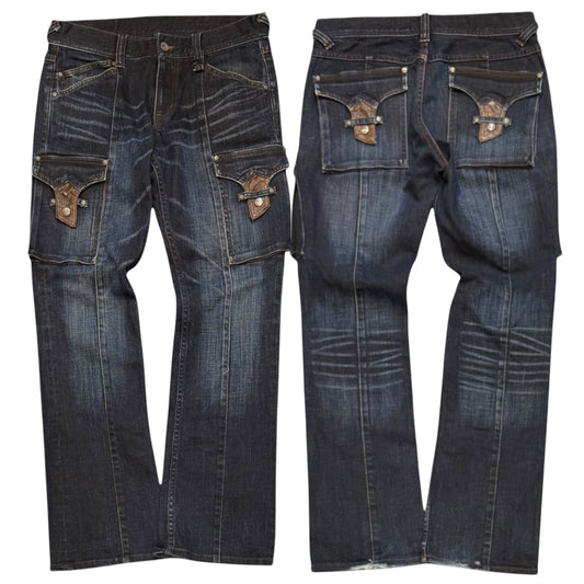 000’s Nicole Snakeskin Jeans (31”)