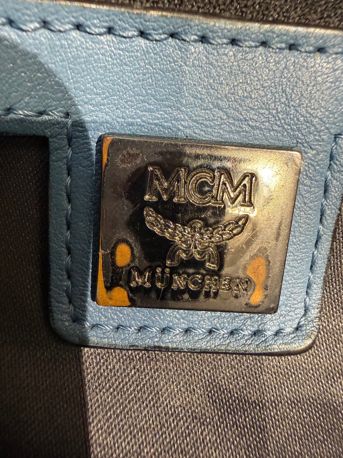 MCM Visetos Studded Stark Backpack