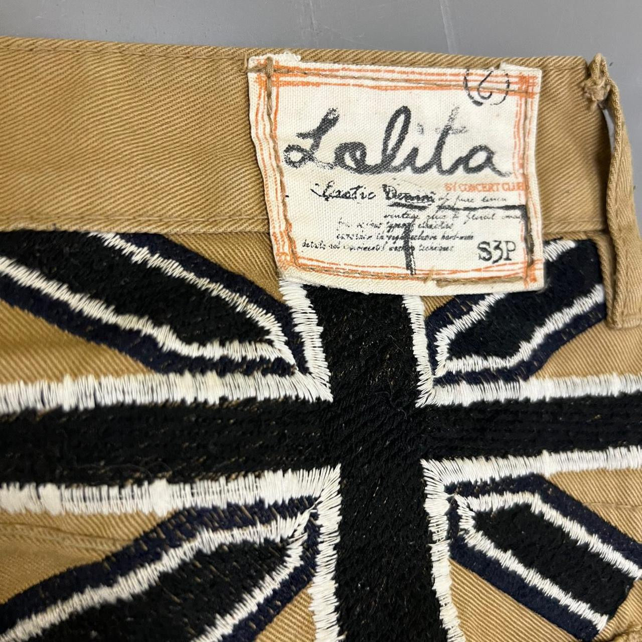 Vintage Japanese Lolita Union Jack Trousers