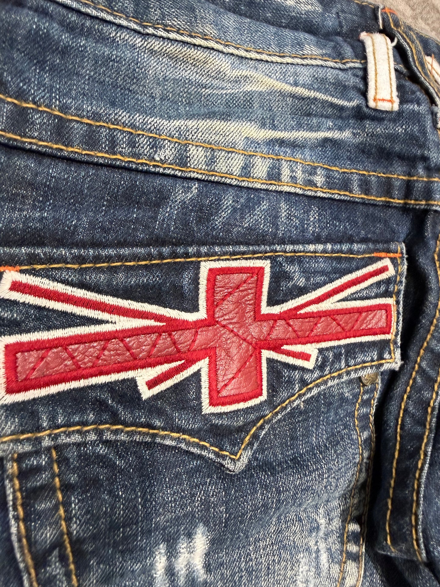 000’s Union Jack Lolita Jeans (29”)