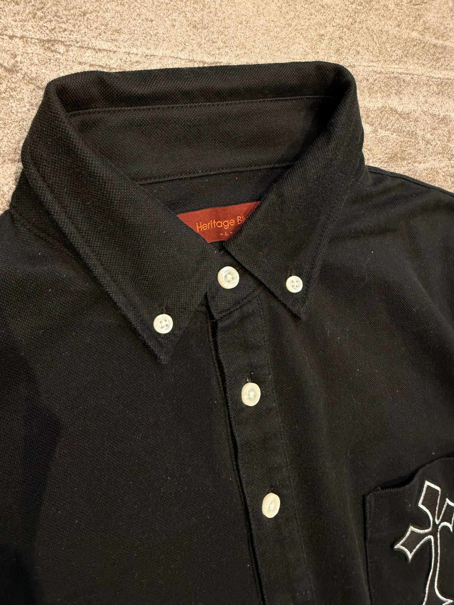 000’s Heritage Blue Cross Polo (M)