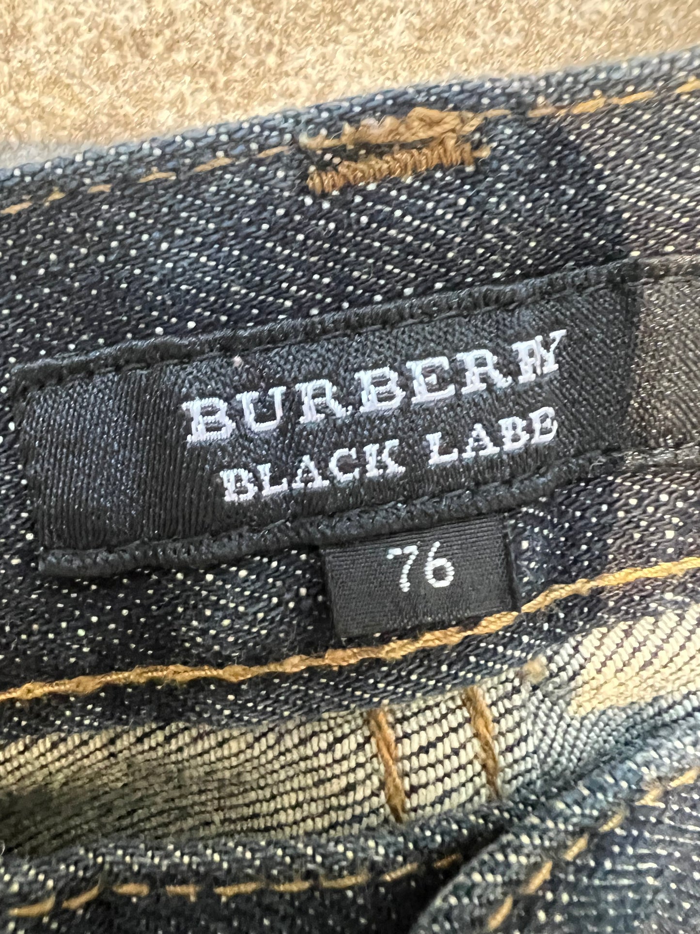 000s Burberry Black Label Denim Jeans