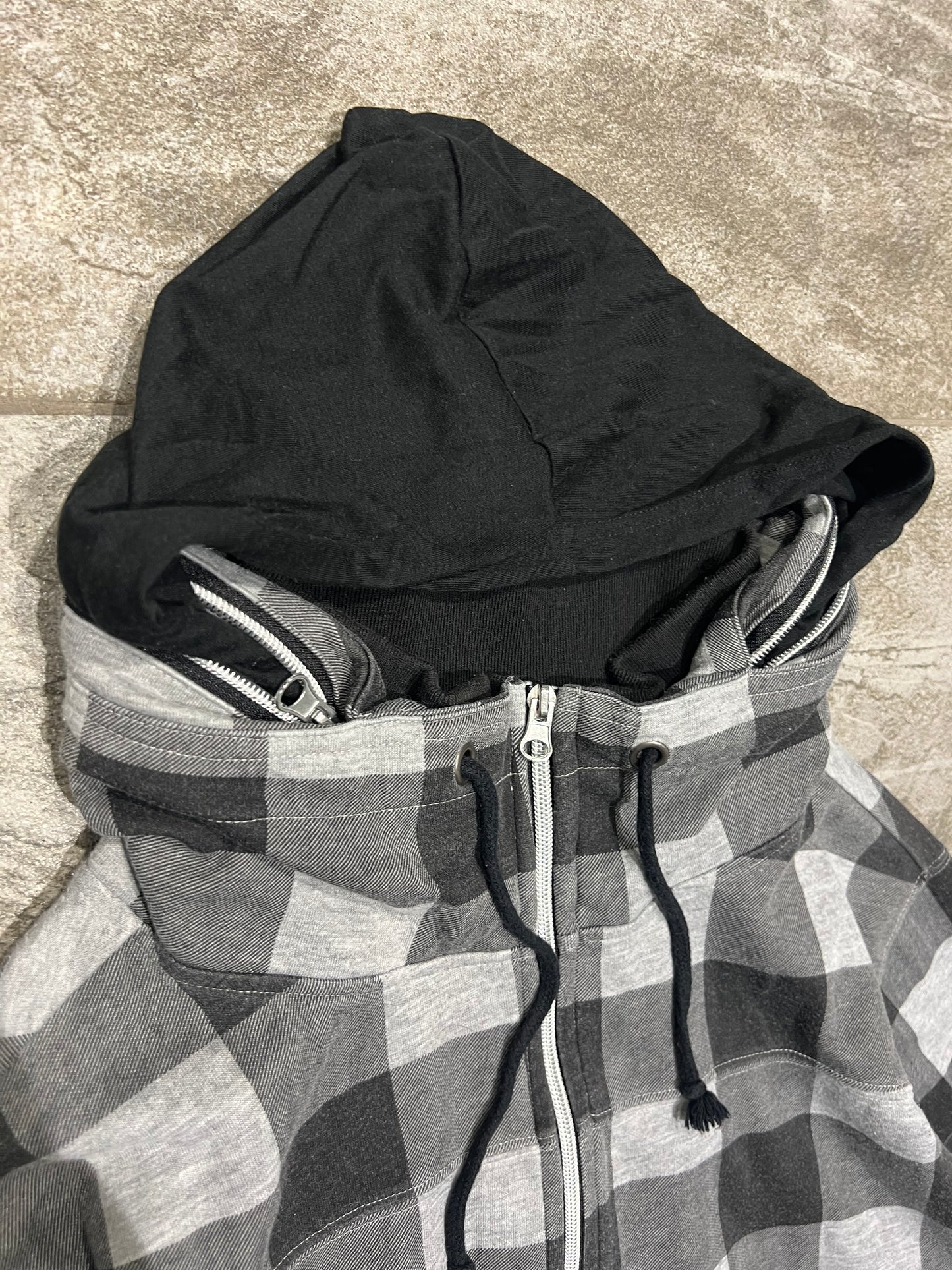 000’s Euroyal Plaid/Checkered Bono Hoodie