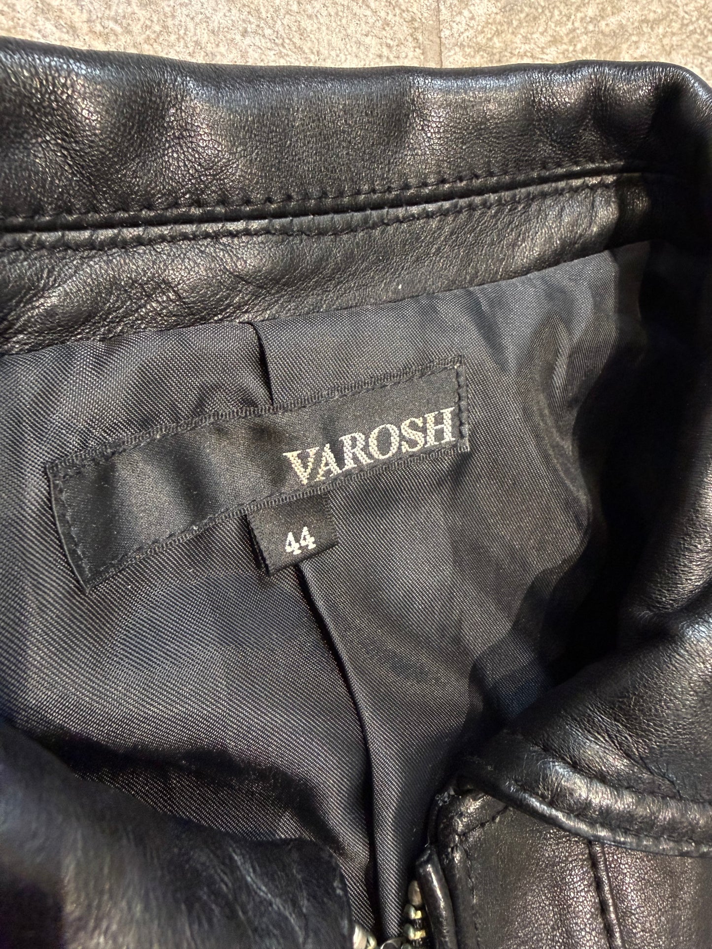 000’s Varosh Leather Jacket (XS)
