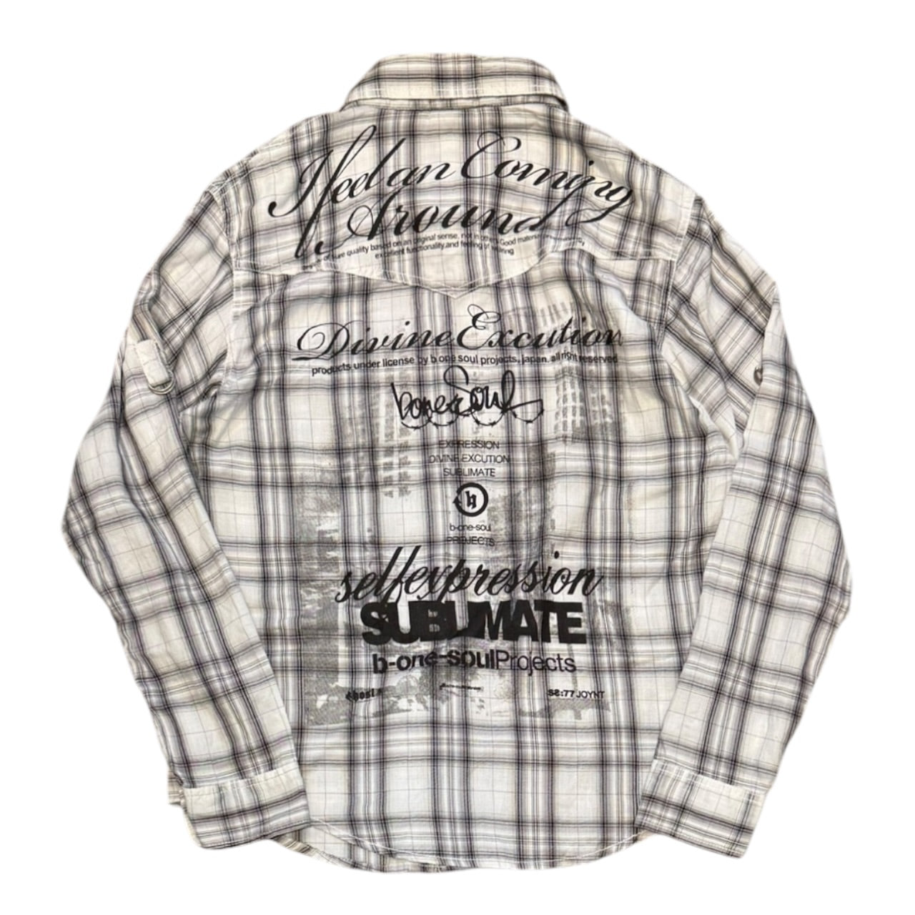 000’s B One Soul Plaid Flannel (M)