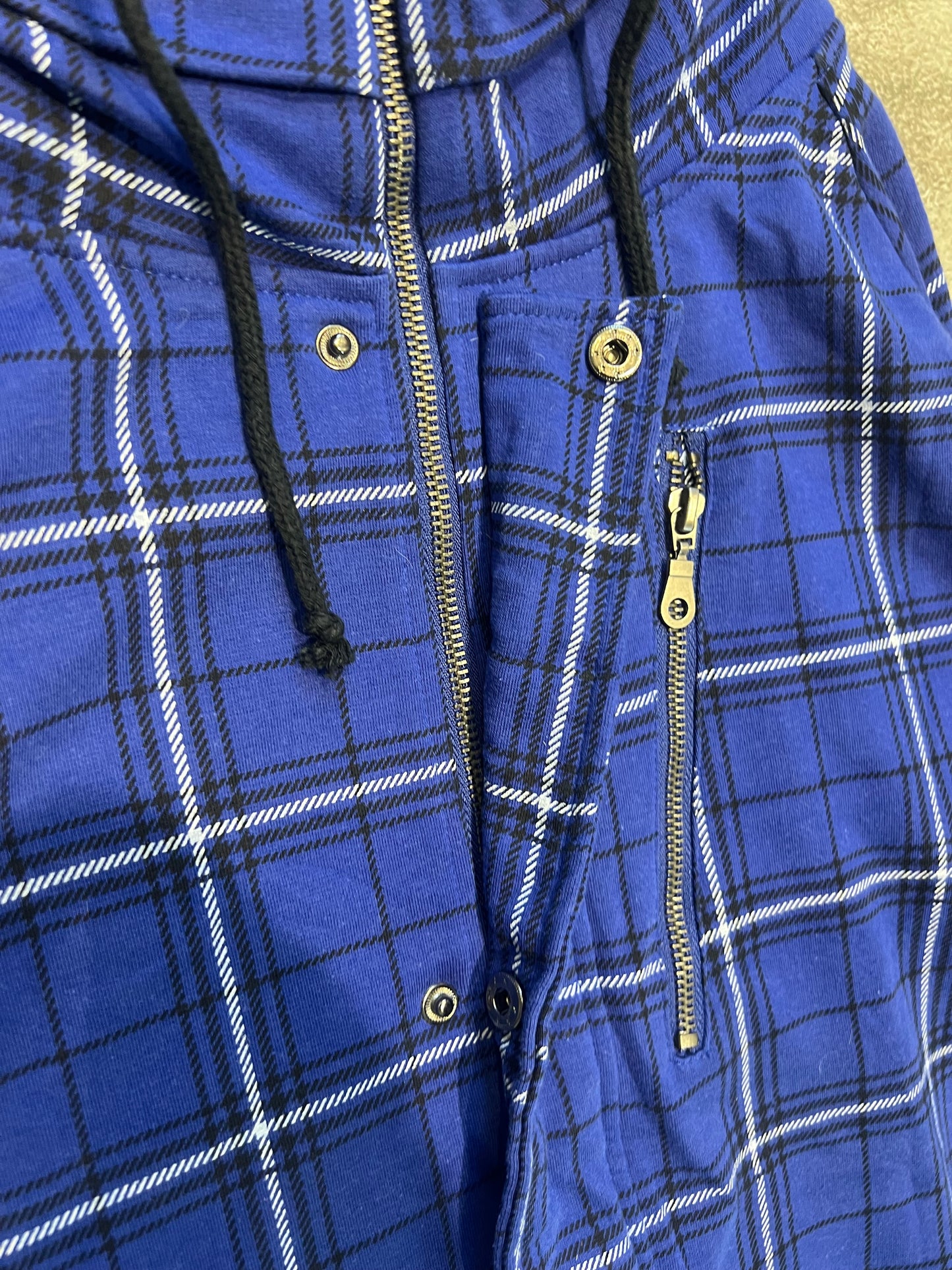 000’s Plaid/Checkered Bono Hoodie