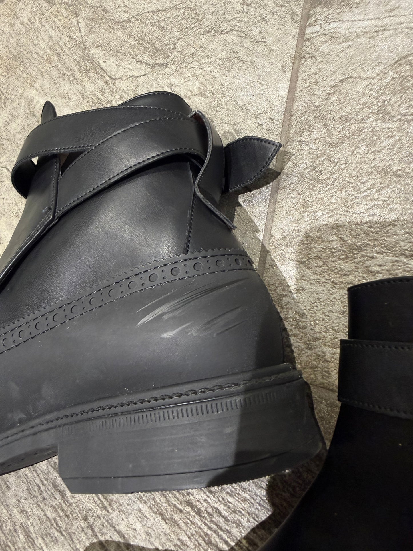 Vivienne Westwood Leather Rubber Derby Boots (EU 44 - UK 9)