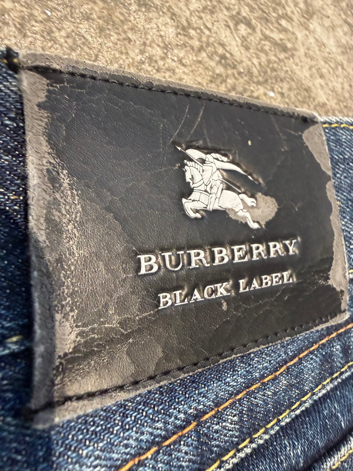 000’s Burberry Flap Bootcut Jeans (35”)