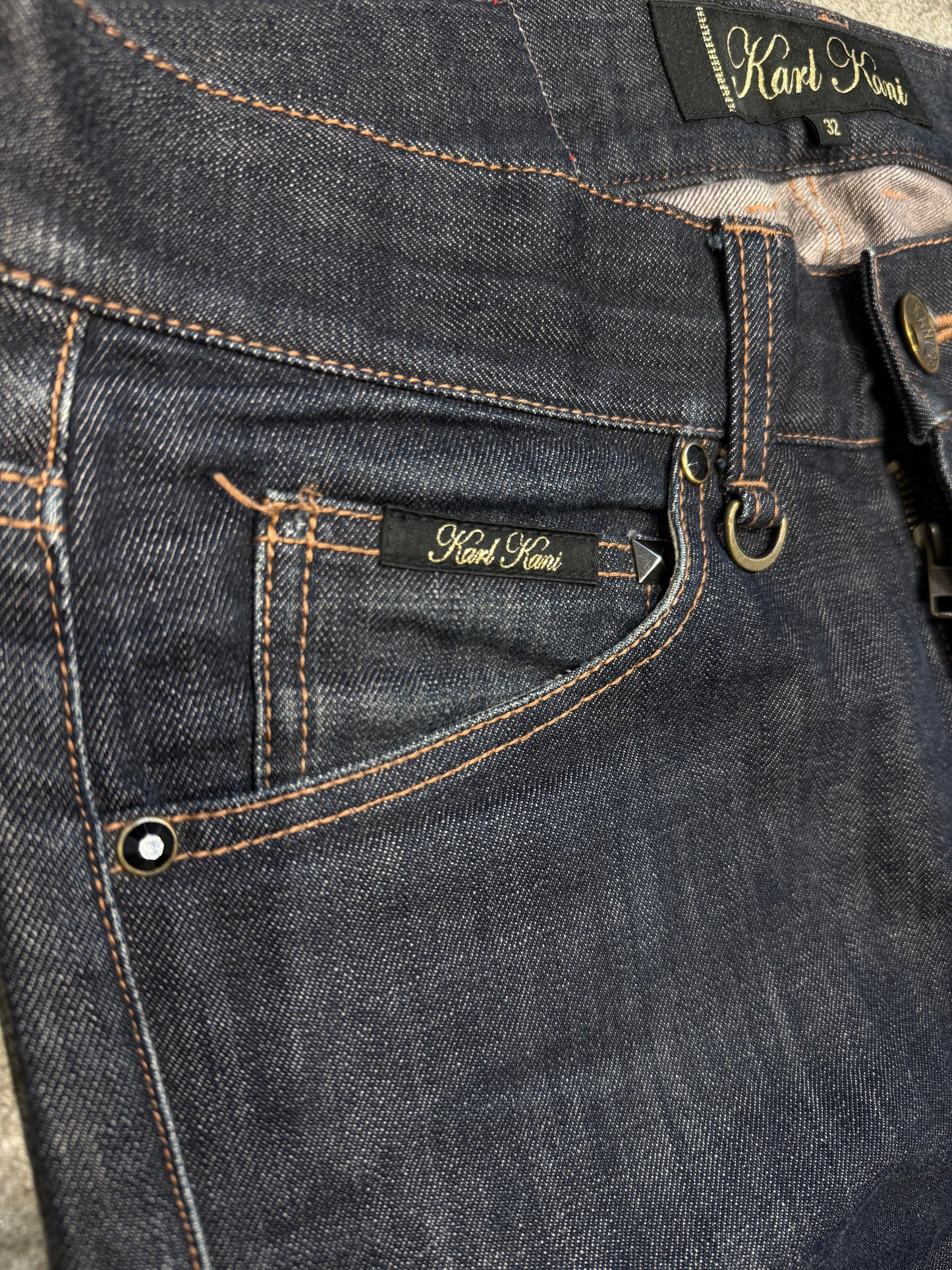 000’s Karl Kani Studded Jeans (32”)