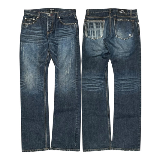 000s Burberry Black Label Denim Jeans