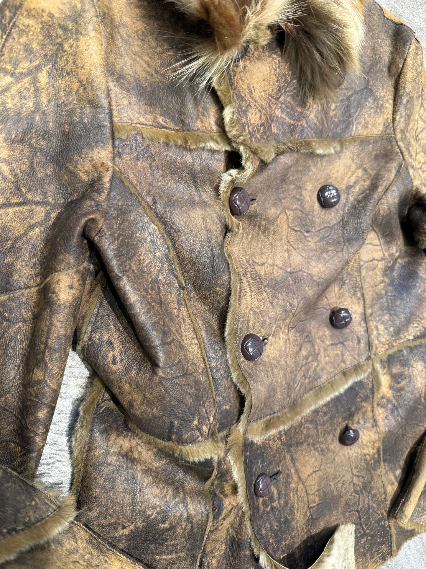 000’s Anna Kerry Fur Coat (XS-S)