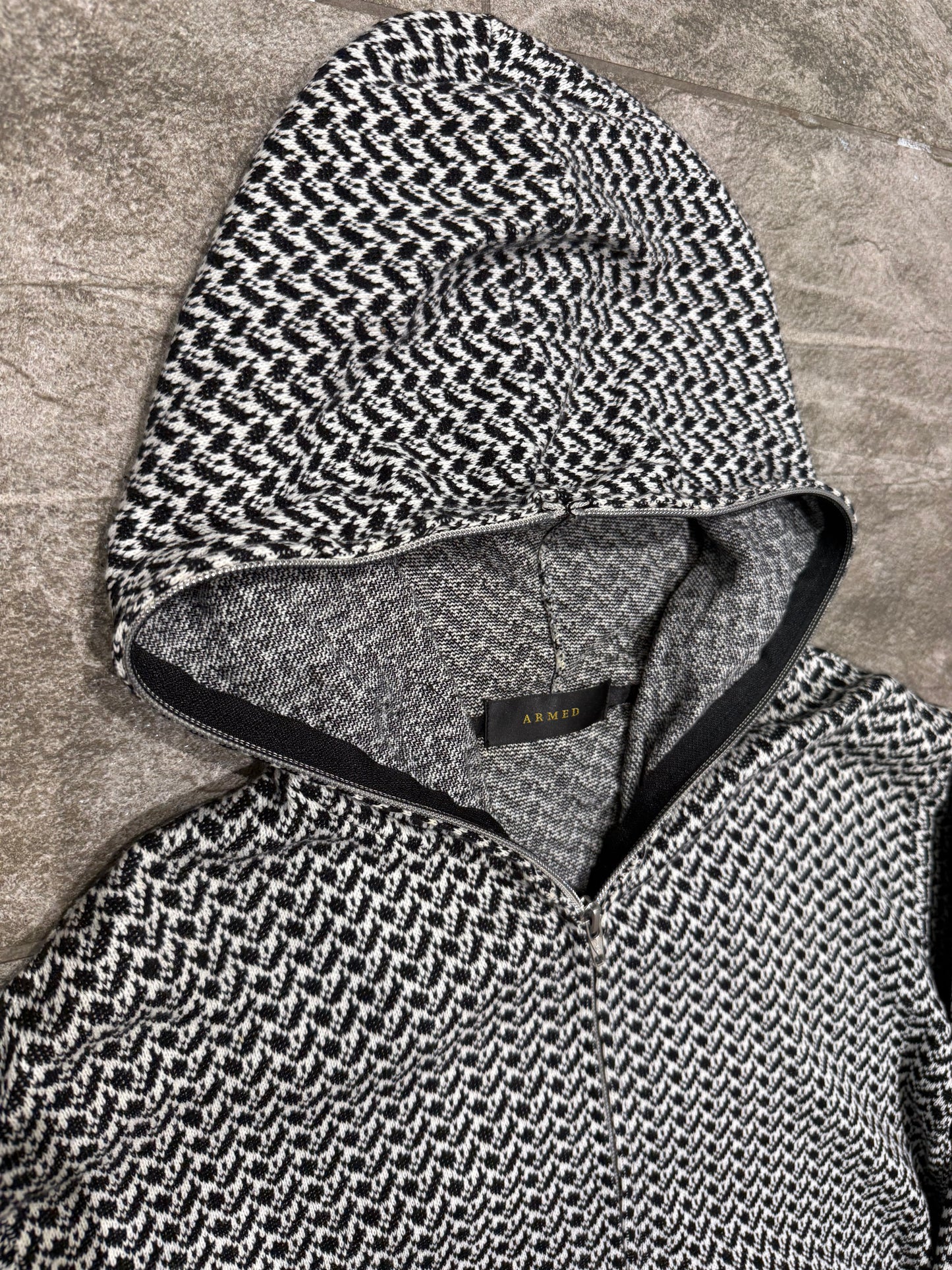 000’s Keffiyeh Armed Hoodie (S)
