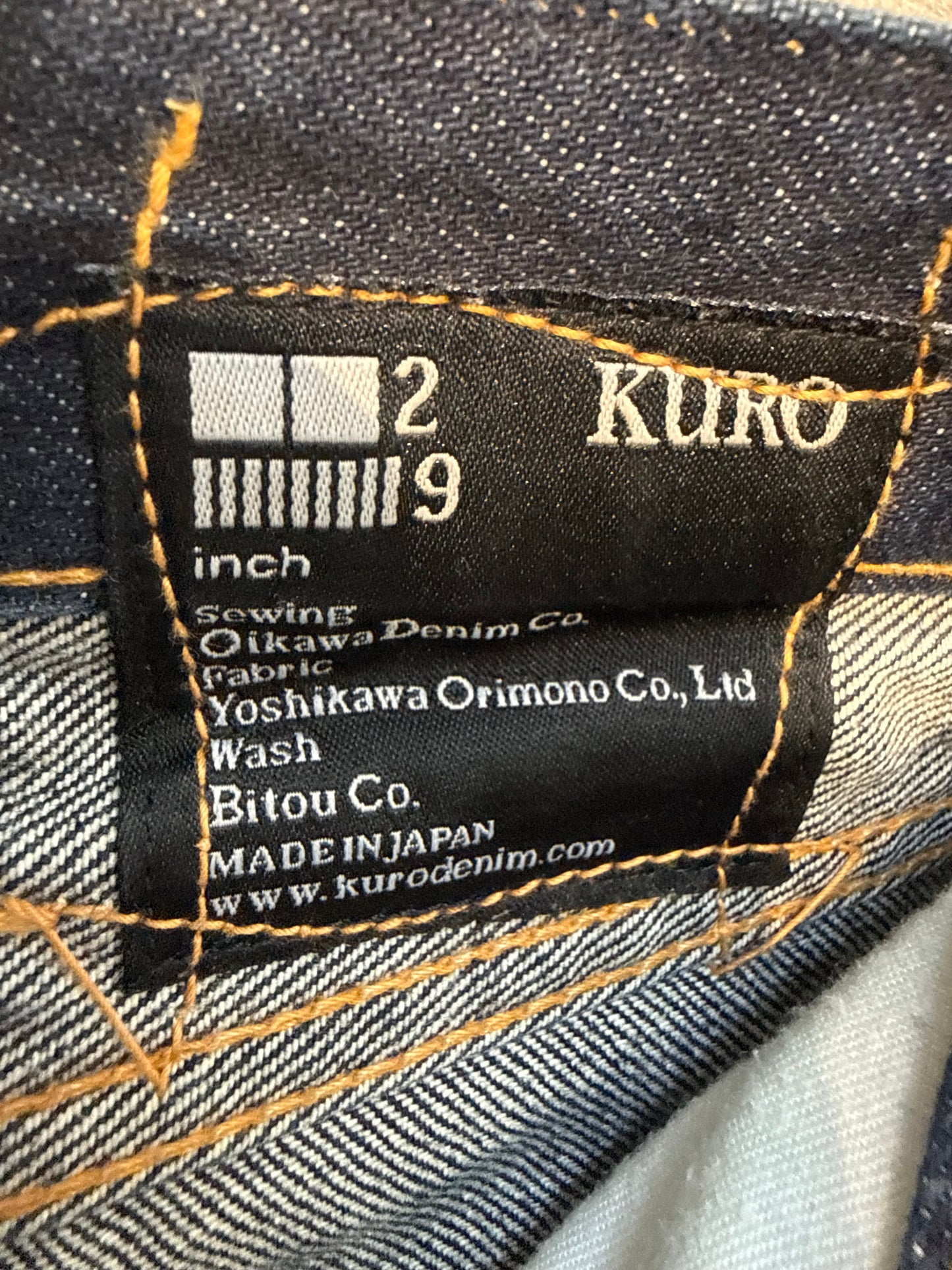 000’s Kuro Selvedge Jeans (30”)