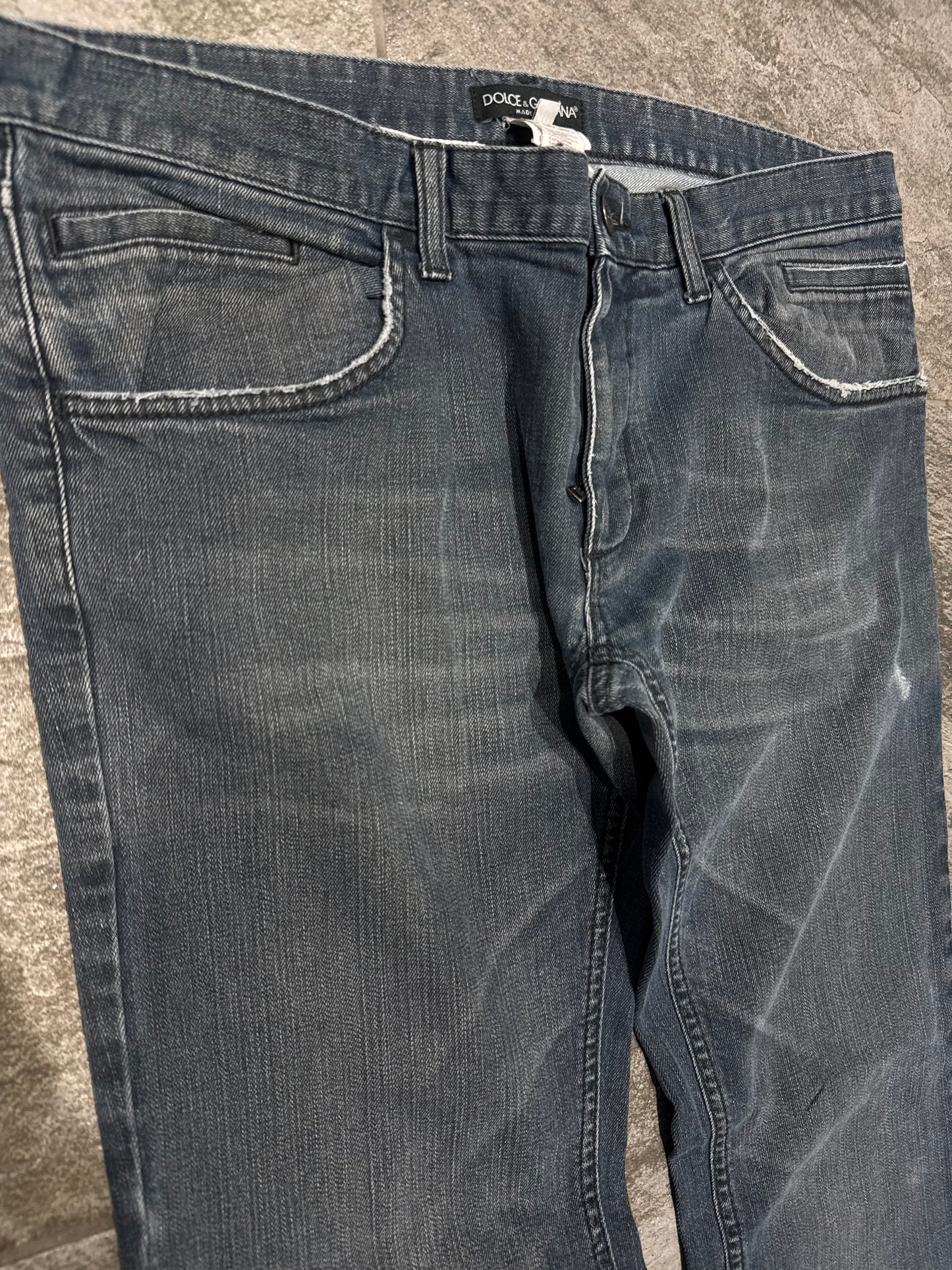 000’s Dolce & Gabbana Plaque Jeans (34”)