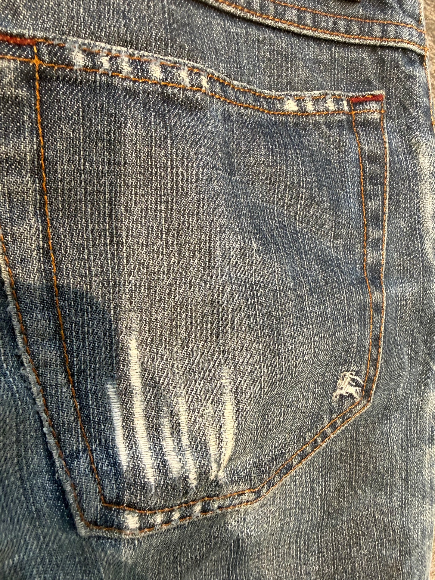 000’s Waxed Burberry Jeans (30”)