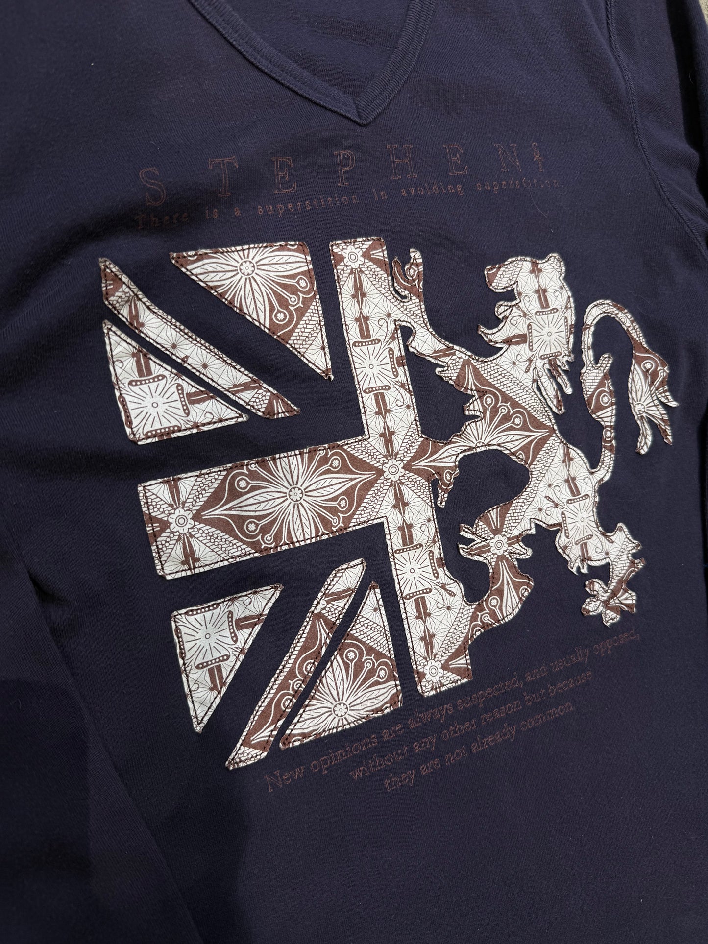 000’s Nicole Union Jack Longsleeve (XS-S)