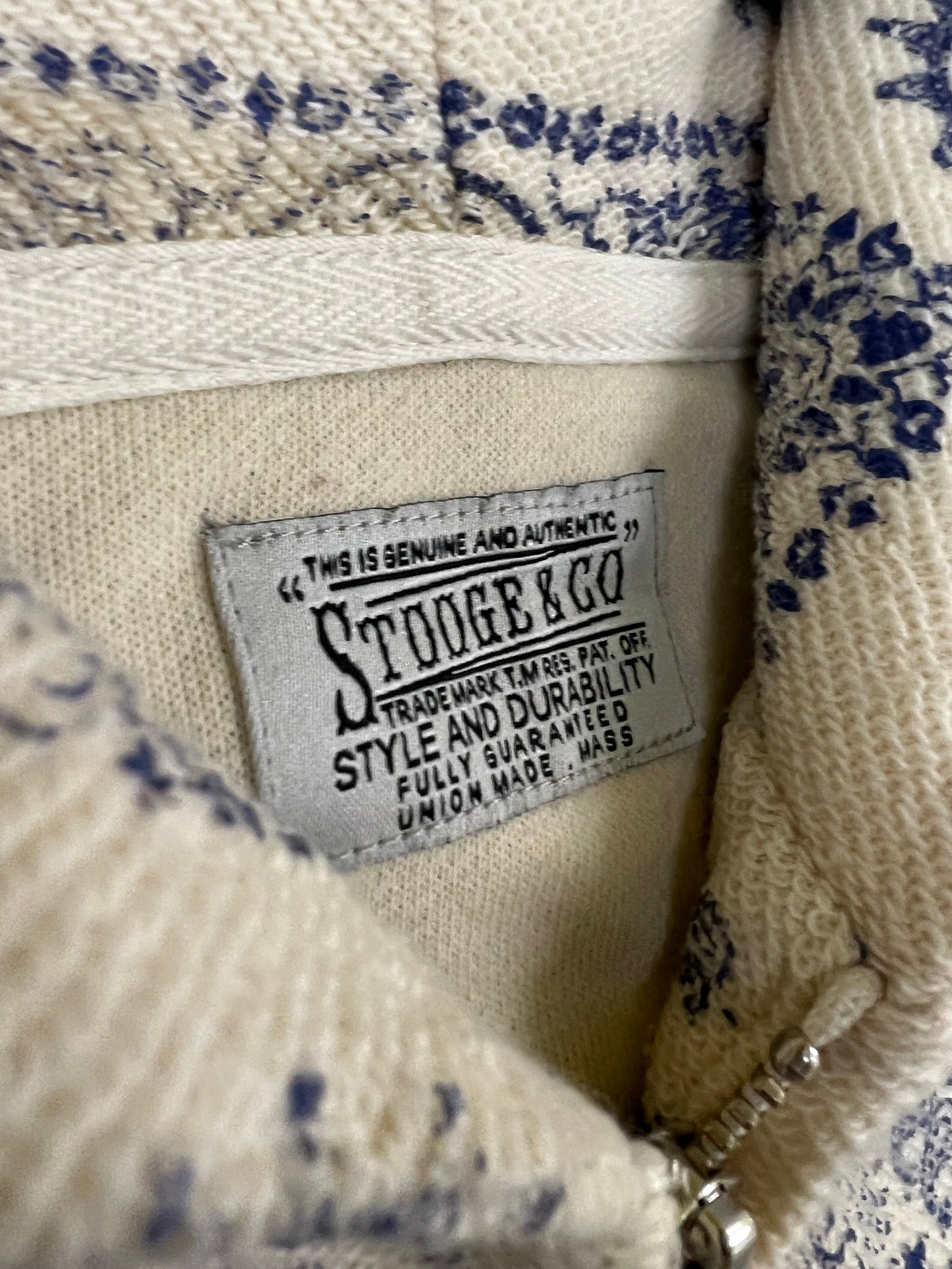 000’s Stooge & Co Paisley Print Hoodie