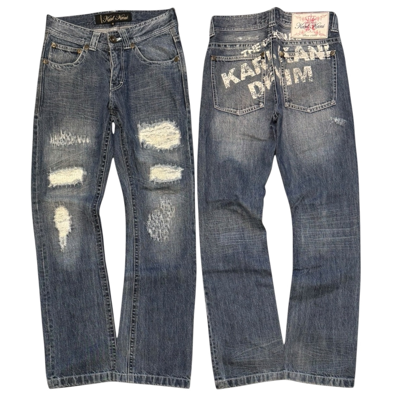 000’s Karl Kani Distressed Jeans (30”)