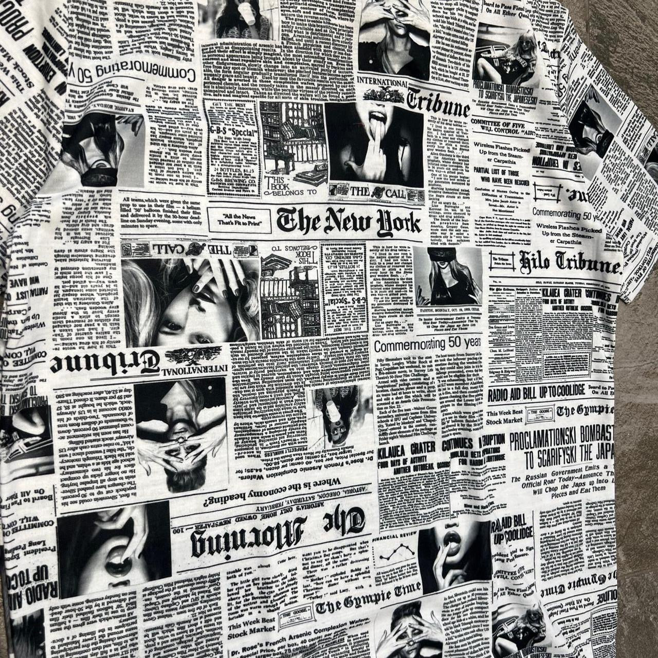 000’s Beno Newspaper print polo